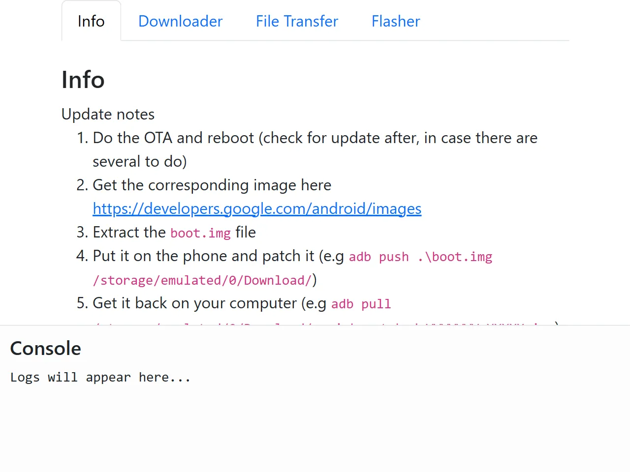 AOSP downloader